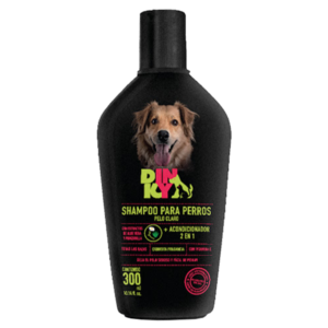 Shampoo 2en1 para perro pelo claro